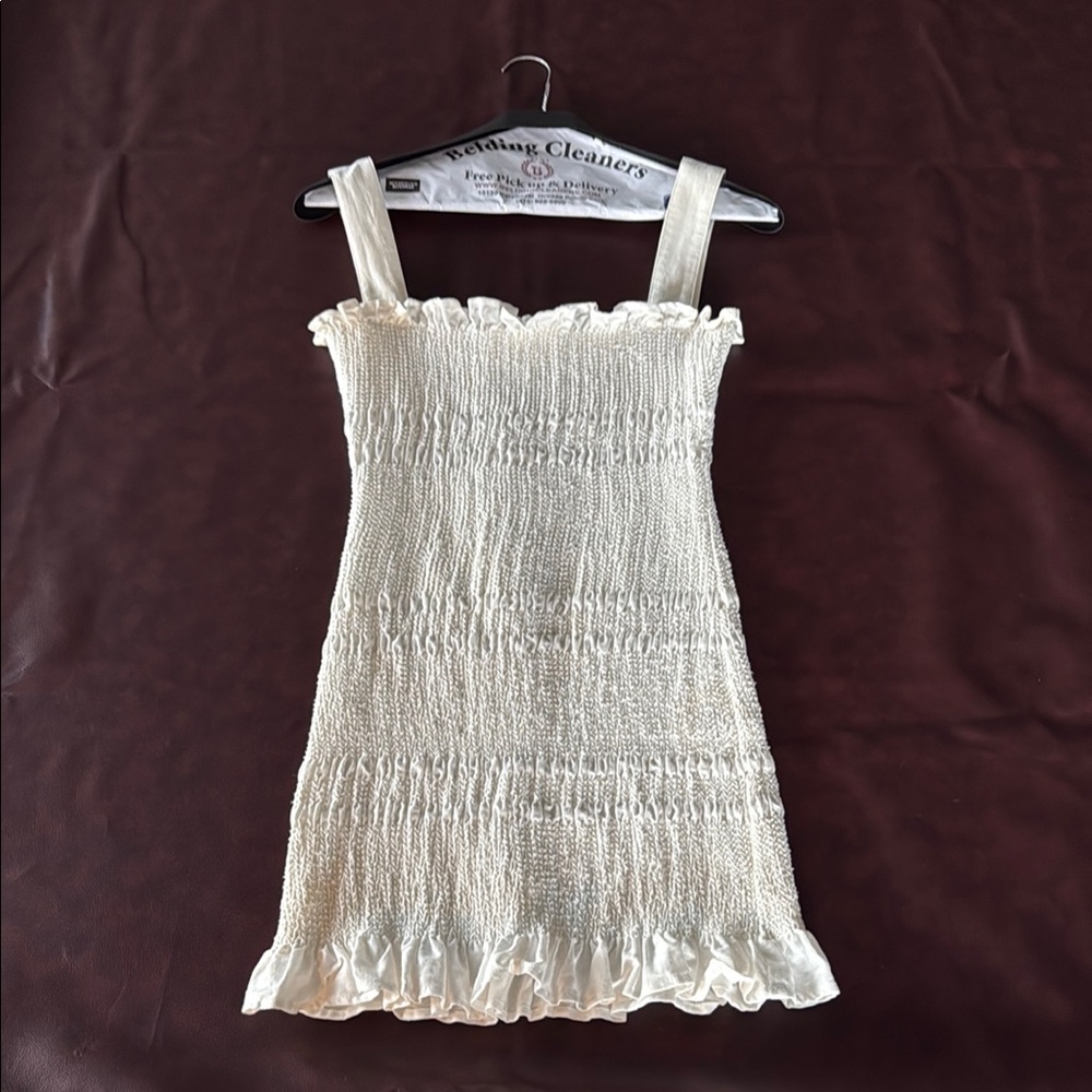 Capulet Cream Mini Dress